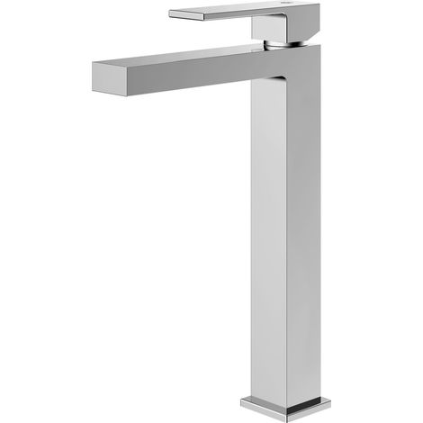 BERNSTEIN - Miscelatore lavabo ad alta portata in ottone cromato, getto morbido e risparmio idrico - 3,4x23x17 cm (LxAxP) - LAVOA cromo