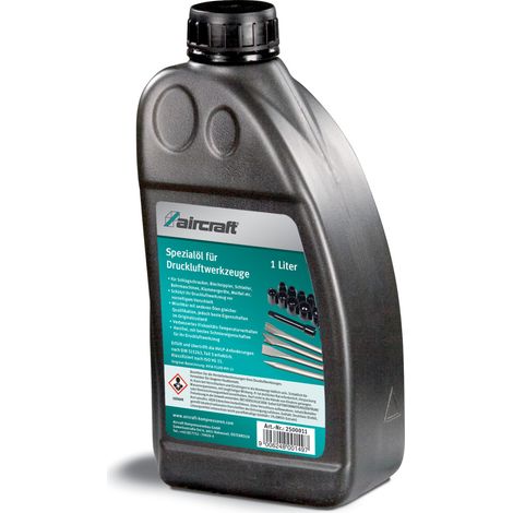 AIRCRAFT 2500011 Spezialöl für Druckluftwerkzeuge, 1 l Flasche (1/2)