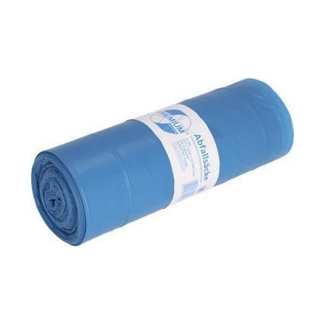 PREMIUM Müllbeutel 10099 Zugband LDPE 120L blau