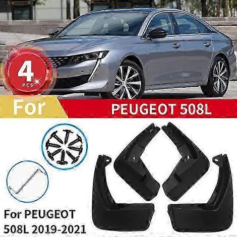 Bavettes de protection pour Peugeot 508 (2019, 2020-2021, 2010-2018) - Accessoires auto (lot de 4) (1/5)