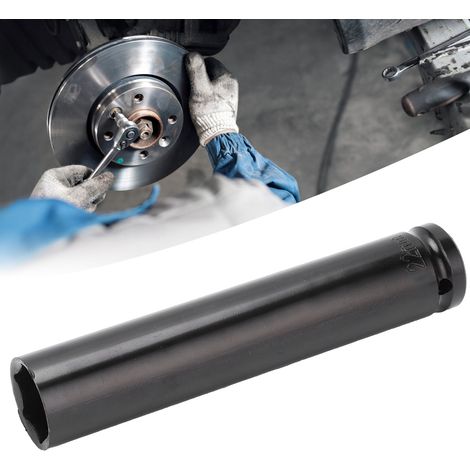 Coffret de douilles pour clé électrique, vis et écrous, perceuse électrique, douille hexagonale et spécifications de la tête de douille pour clé pneumatique : douille 22 x 150 mm (1/5)