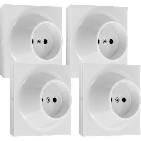 FONTINI Lot de 4 prises sans terre NEO EVO (1/4)