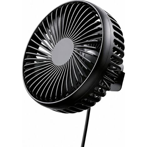Ventilateur de voiture 12V, rotation de 360 degrés, avec 3 ventilateurs de siège de sécurité de voiture à forte vitesse de vent pour SUV / camping - car / camion / berline (1/5)