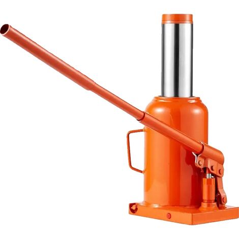 Gato hidráulico, capacidad de 30 toneladas, rango de elevación de 285 a 475 mm, color naranja. (1/2)