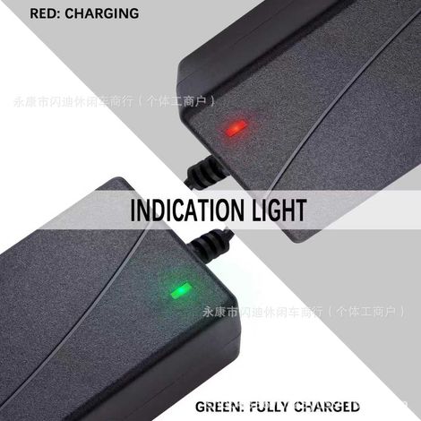 Chargeur pour trottinette électrique auto-équilibrée à deux roues 29,4 V CC 2 A, chargeur pour skateboard électrique 24 V, chargeur de batterie au lithium CC à tête ronde (1/4)