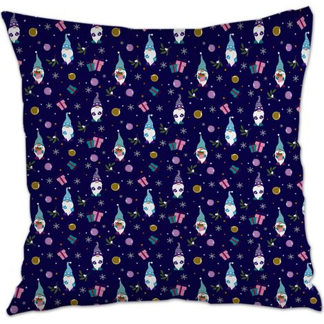 Housse de coussin 45x45 cm en polyester rustique pour femme mari petite amie petit ami couple (1/5)