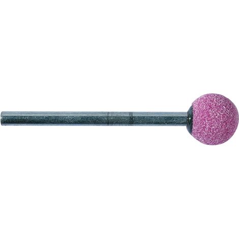 Molette a sfera a gambo lungo vetrificate al corindone D.10 G 6x80 Rosver 25 pz