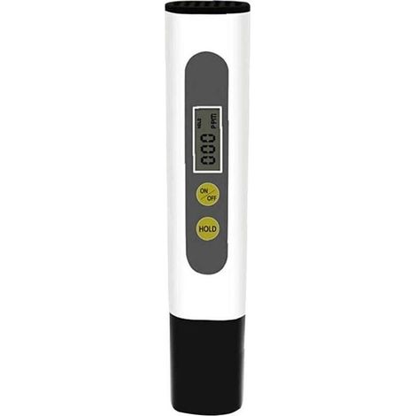 Testeur de qualité de l'eau, mètre numérique de pH et TDS, stylo testeur à écran LCD avec deux clés pour eau potable, piscine et réservoir (1/5)