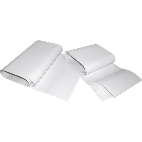 Film mousse de protection anti-gravillons transparent – Lot de 2 pièces 20 x 140 cm et 1 pièce 140 x 30 cm – Épaisseur 100 Mµ – Installation simple - C32894 (1/6)