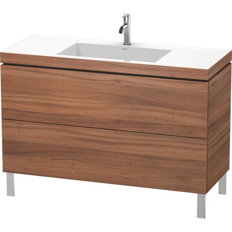 Duravit L-Cube meuble lavabo c-bonded avec socle sur pied, 120x48 (1/3)