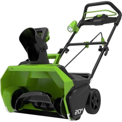 Fresadora de nieve Greenworks gd40st sin cable 40V motor sin escobillas