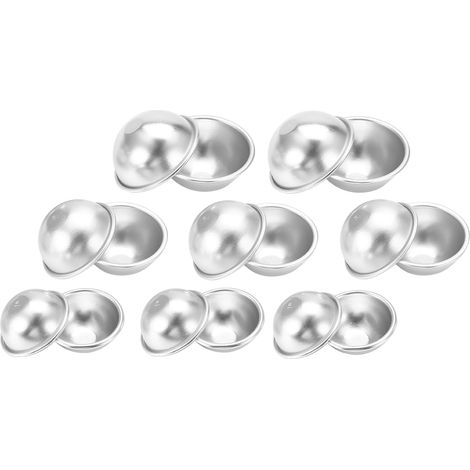 Eosnow Handgefertigte Aluminiumlegierung Badbombenform Formen sprudelnde DIY -Kuchenformwerkzeuge (1/5)