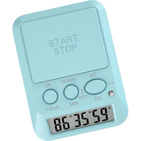 Minuteur électronique multifonction numérique avec affichage LCD (1/4)