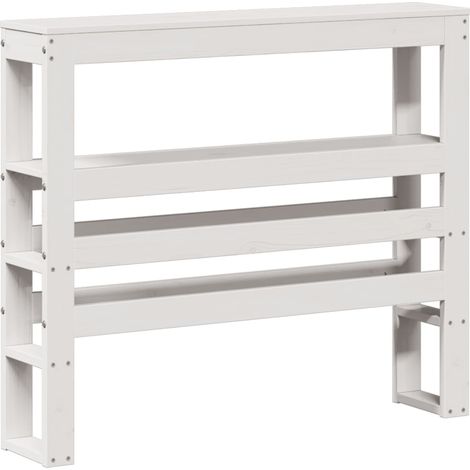 Maison Exclusive - Cabecero de cama con estantes madera maciza pi