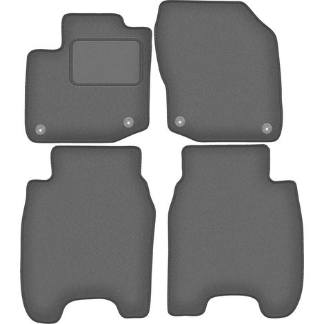 Tappetini auto in velluto grafite per: Honda Civic IX station wagon (35 cm) (2011-2016) (1/5)
