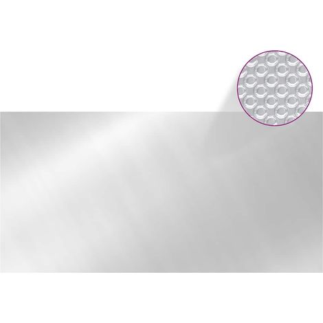 Maison Exclusive - Couverture de piscine Argenté 549x274 cm PE (1/5)