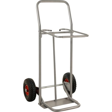 Kongamek Müllsackständer in grau 600x600x900mm mit 150kg Tragkraft für 125l-Säcke