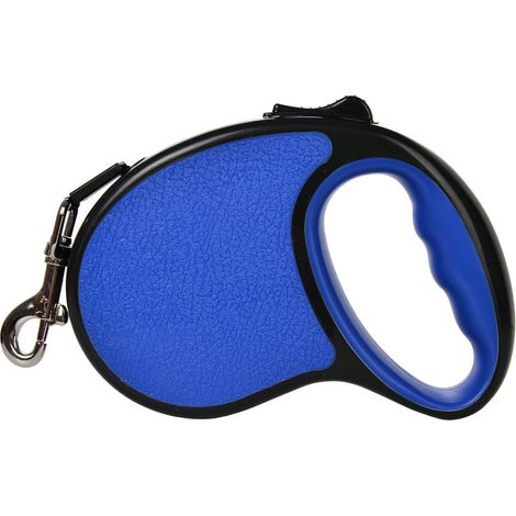 Laisse Rétractable Pour Chien - Bande En Nylon Lisse - Frein À Une Main - Poignée Antidérapante - 3 M - Pour Chiens Moyens Et Petits