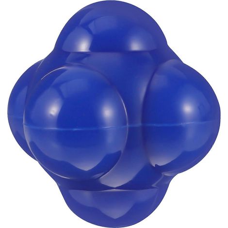 Ballon d'agilité durable, adapté à l'entraînement en intérieur, hexagonal, 2,8 x 2,8 x 2,8 pouces, pour l'entraînement de la coordination œil-main, 1 ballon par paquet. (1/5)