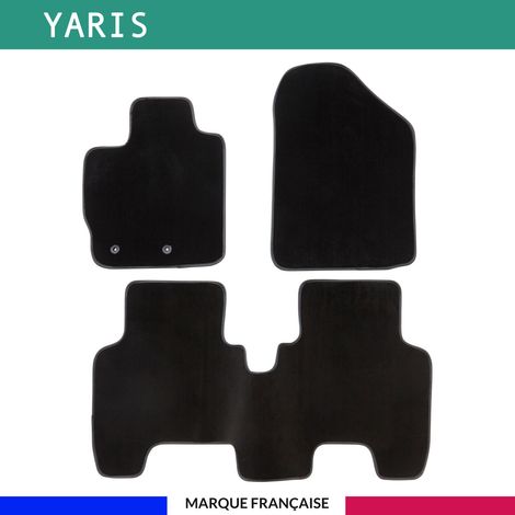 Tapis de voiture - Sur Mesure pour YARIS (2005 - 2011) - 3 pièces - Tapis de sol antidérapant pour automobile (1/4)