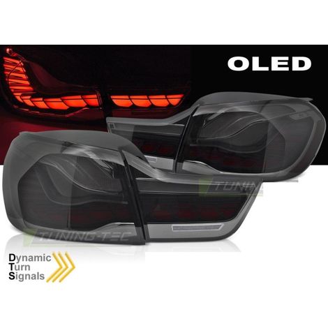 Paire de feux arriere BMW Serie 4 F32/F33/F36 de 2013 a 2021 FULL OLED Dyn Fume-41179256 (1/5)