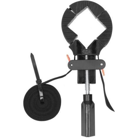 Clip de Cadre Bois Ajustable 90°, Sangle de Serrage pour Cadre Photo, Outil Menuiserie