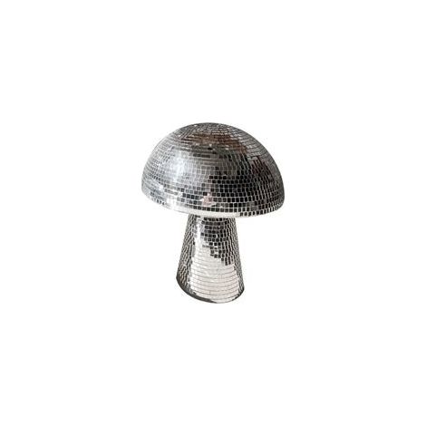 Sfera a specchio a forma di fungo, palla da discoteca, decorazione artistica, ornamento da tavolo per feste, bar -L-Crezuo
