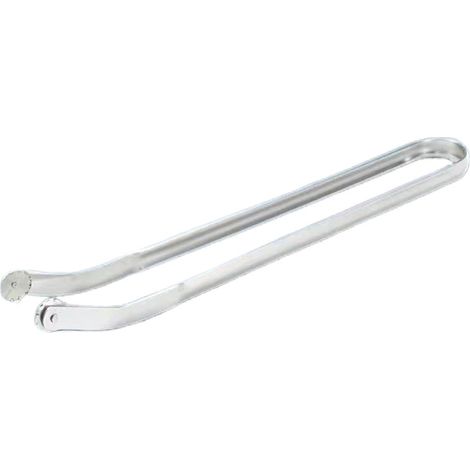 BRAVIX Pince Barbecue Roulette,BBQ Sausage Turning Tongs,Pince Saucisse Barbecue Roulette,Pince BBQ A Roulette INOX,Pince Barbecue avec Roulette,39.5cm Pinces à Saucisses (1PCS) (1/4)