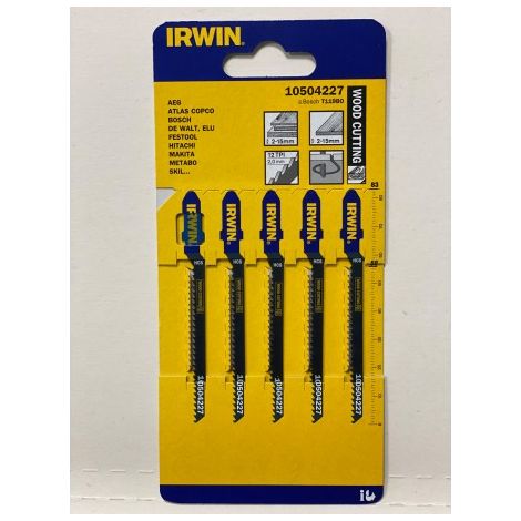 Lame per seghetto alternativo per legno, set da 5 pezzi, tipo T119BO - I-10504227 (1/2)