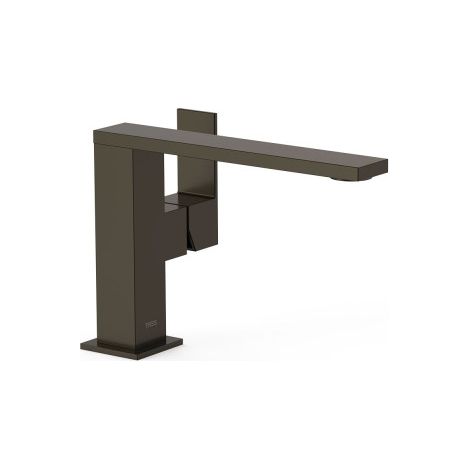 Mitigeur avec manette latérale pour lavabo Noir Bronze - TRES 00620501KMB (1/2)