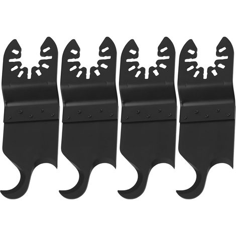 Lot de 4 crochets oscillants multi-outils 95 x 32 mm pour bardeaux de toit et moquette (1/5)