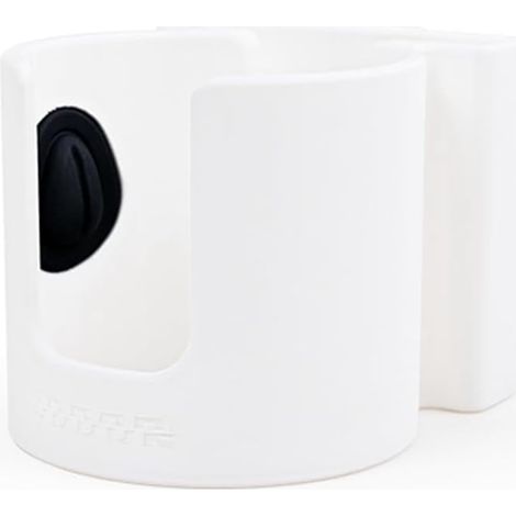 Support de Tasse d'eau Multifonctionnel en PLA, Compatible avec Simulateur de Vol de Course, Profil en Aluminium Blanc. (1/5)