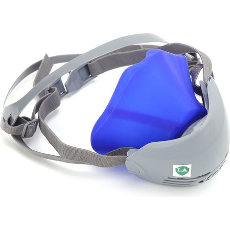 Demi-masque réutilisable, confortable, anti-poussière et anti-particules, en gel de silice pour la protection du visage (1/5)