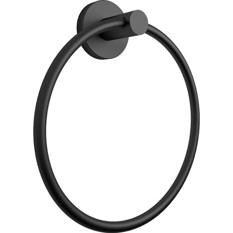 GEDY FP701400100 Toallero Argolla Negro Mate - ref: FP701400100