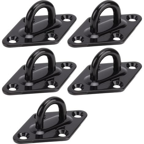 5 Pièces Disques de Fixation en Acier Inoxydable Renforcés pour Ventilateurs de Plafond, Suspensions Lourdes et Équipements de Jeu - 6mm d'Épaisseur (1/5)