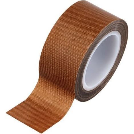 Ruban de Téflon 30mm x 10M - Ruban Adhésif Haute Température 300°C - 0,13 mm d'Épaisseur (1/5)