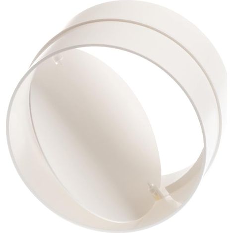 100 mm connection with check valve, ventilation hose, round tube connector adapter (1/5)