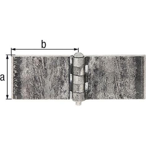 GAH  Alberts  Scharnier  50x60mm  STA  roh  5mm  -  341541 (1/2)
