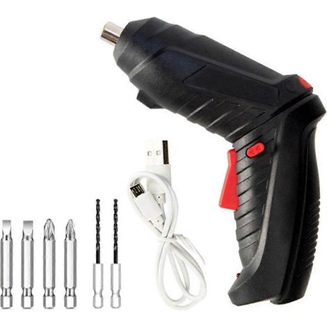 3,6-V-Akku-Schraubendreher-Set, Lithium-Elektro-Handbohrer-Set, 2-teilig