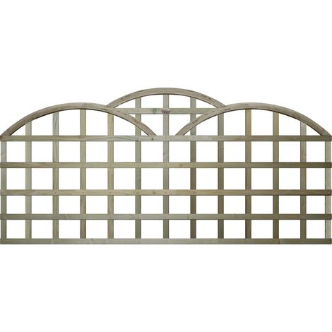 6ft x 2ft Triple Dome Standard Trellis Panel