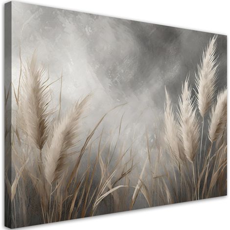 Tableau déco Herbe Nature Botanique 90x60 (1/5)