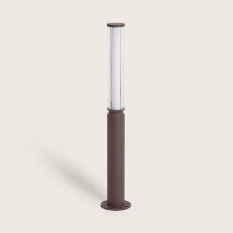 Baliza Exterior LED 12W Superficie Pie 80 cm Britget Óxido (1/5)