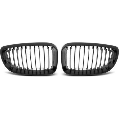 Grilles calandre BMW serie 1 E87/E81/E82/E88 de 2007 a 2013 Noir mat-27318104 (1/5)