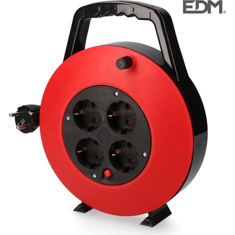 Enrouleur Câble Edm 10m Protection Thermique Intégrée Pour Sécurité Accrue. - Edm (1/5)