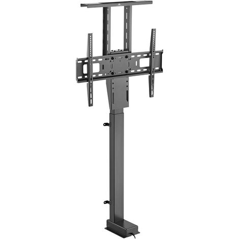 Maclean MC-866T Soporte para TV de Altura Ajustable Eléctricamente, Instalación Elevadora para TV de 37-80", Control Remoto y por Aplicación, Compatible con Tuya, Carga MAX. 60 kg, MAX. VESA 600x400