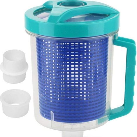 Piège à feuilles de piscine avec poignée et kit de filtre pour piège à feuilles W26705 R211084 (1/4)