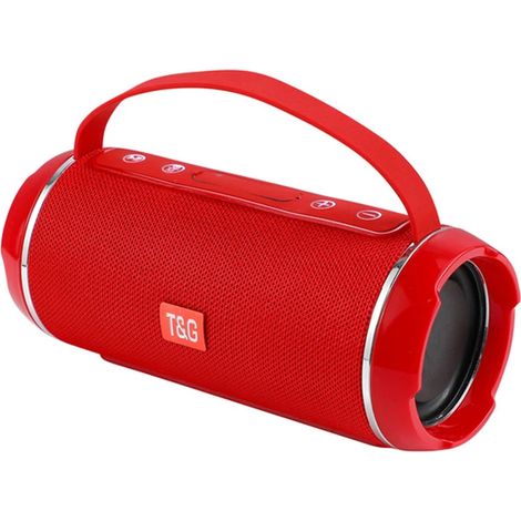 Enceinte Bluetooth sans fil, compatible avec les cartes TF, les ports USB, la radio FM, avec cordon mains libres et résistante aux éclaboussures.