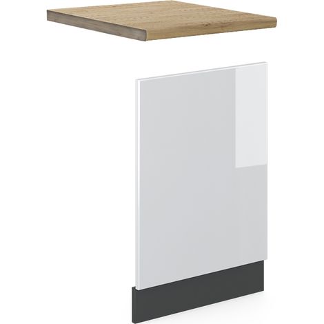 Pannello frontale R-Line, Bianco lucido, 45 cm , PL Rovere, Vicco