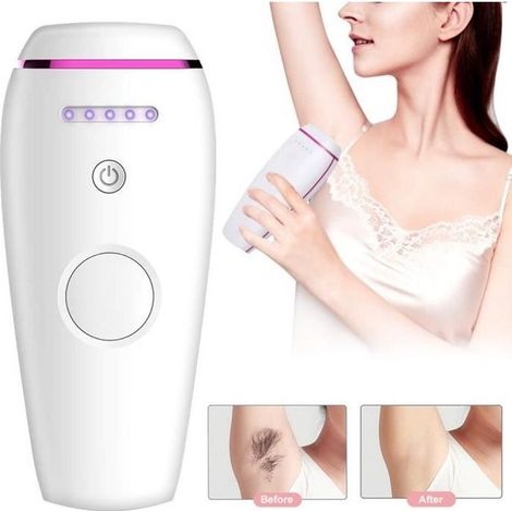 Épilateur lumière pulsée - Système d’épilation Permanente, 500,000 flash professionnel IPL femmes&hommes indolore épilateur (1/4)