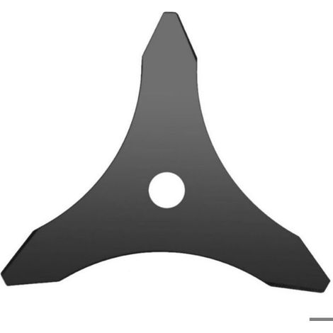 Lame 3 dents – Diamètre 255 mm – Anti-corrosion – pour débroussailleuse et jardinage (1/4)